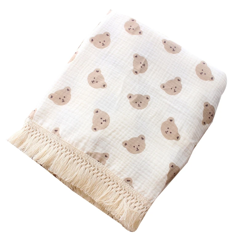 

Хлопковое одеяло, детское Пеленальное Одеяло для младенцев 0-3 лет, успокаивающее детское одеяло, товары для комнаты, мягкие и приятные для к...