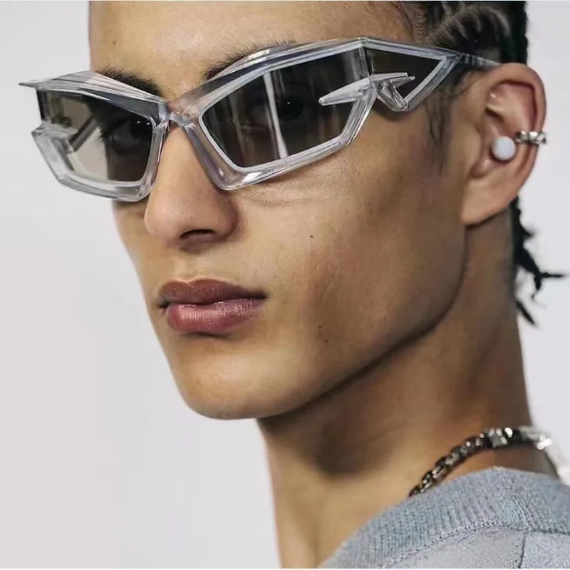 

2023 New Europe And The United States Futuristic Technology Sunglasses Creative Personality Fashion Trend Sunglasses
