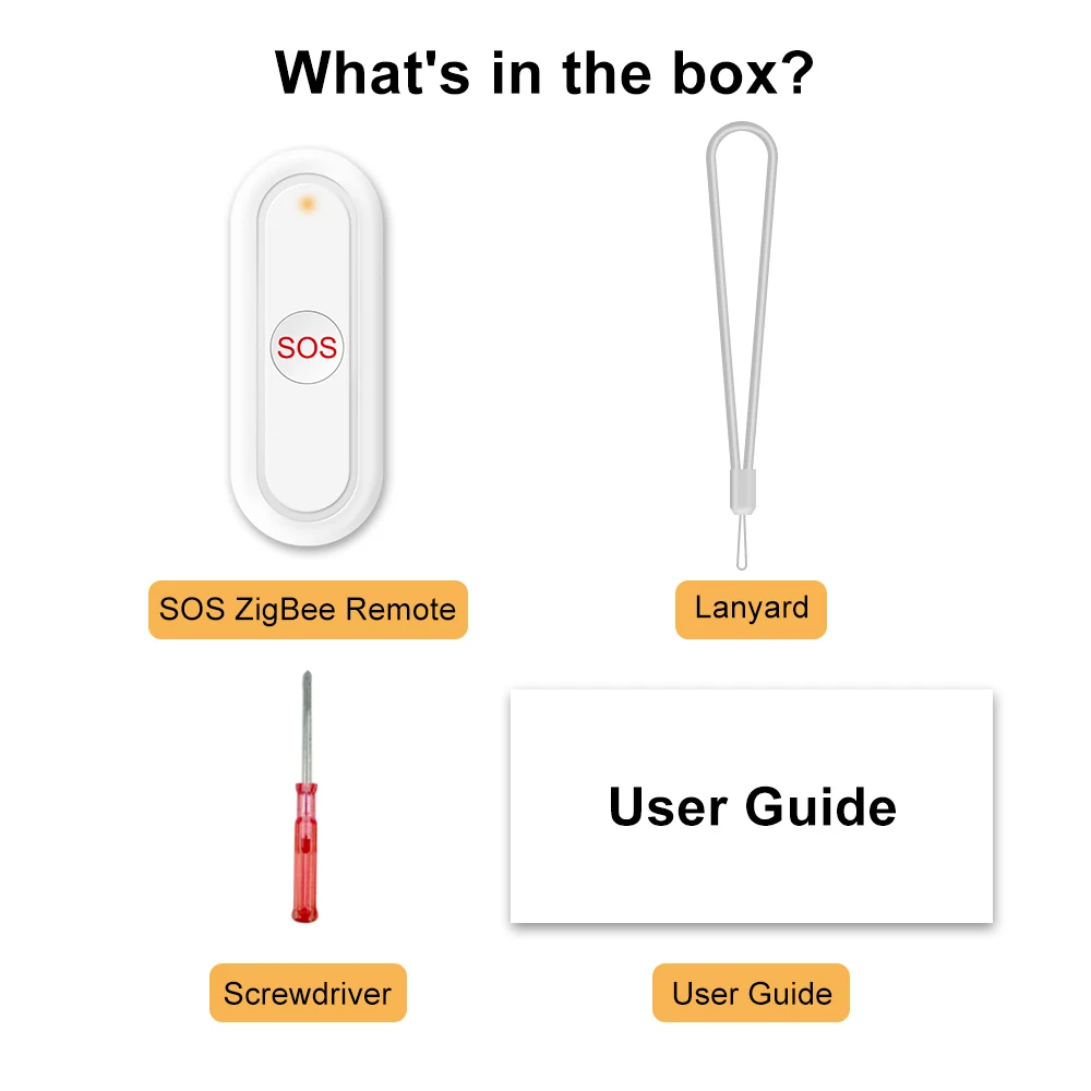LoraTap ZigBee SOS аварийная тревожная кнопка оповещения о вызовах система помощи