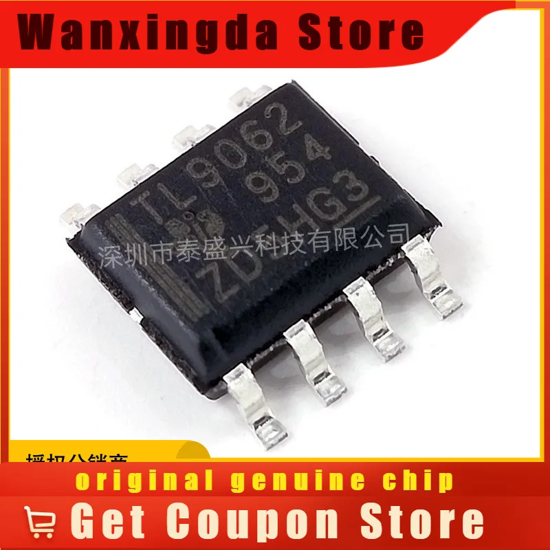 

TL9062 Integrated Circuit TLV9062IDR SOP-8 Original Product Operational Amplifier IC Chip