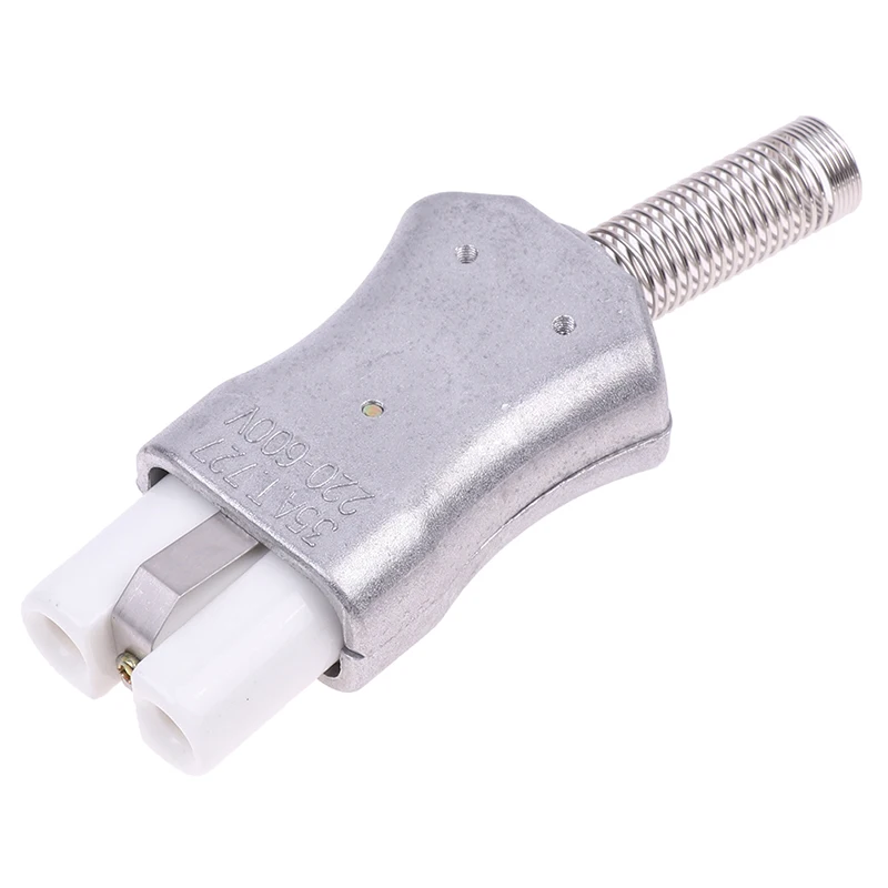 

New 6mm IEC C8 Ceramic Wiring Industry Socket Plug High Temperature Male Female Connector Electric Oven Power Outlet 35A