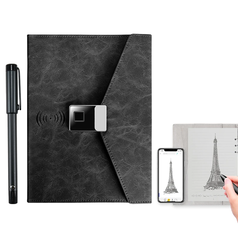 Умная технология блокнот дневник с портативным зарядным устройством