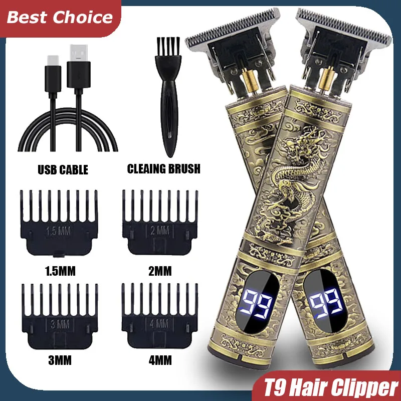 Винтажная Женская Машинка Для Стрижки Волос T9 Профессиональный Электрический