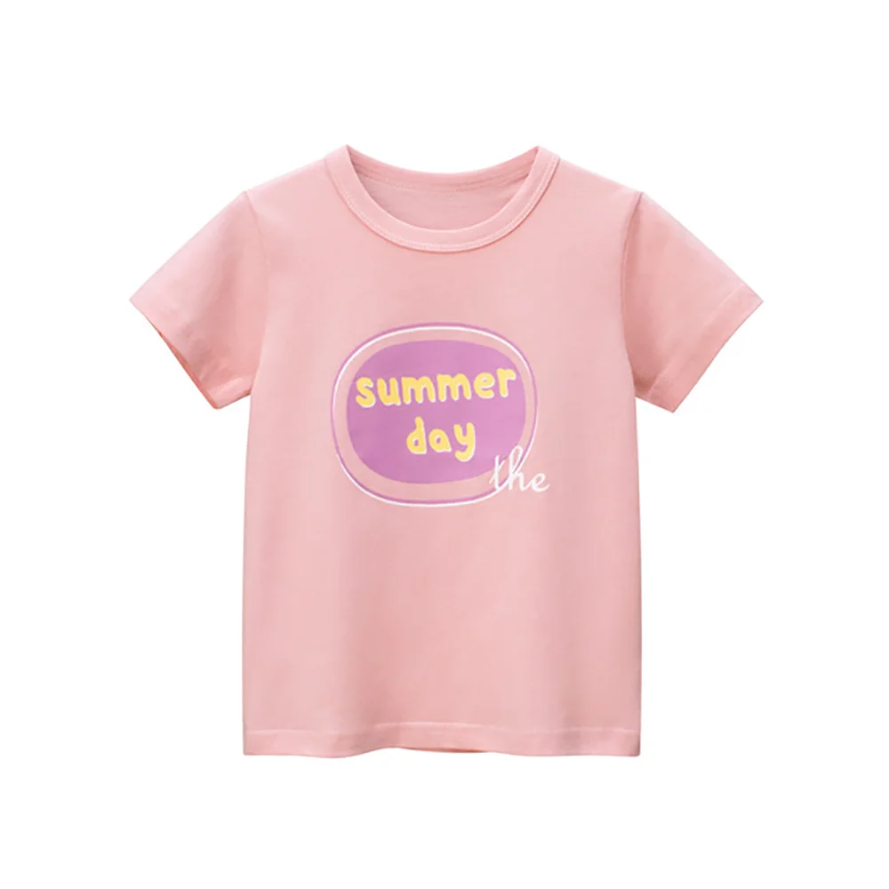 

ZYXZ Children's T-Shirt Short-sleeved 2023 New Children's Clothing Letters Cotton Top Korean Style Summer Clothes Dropshipping