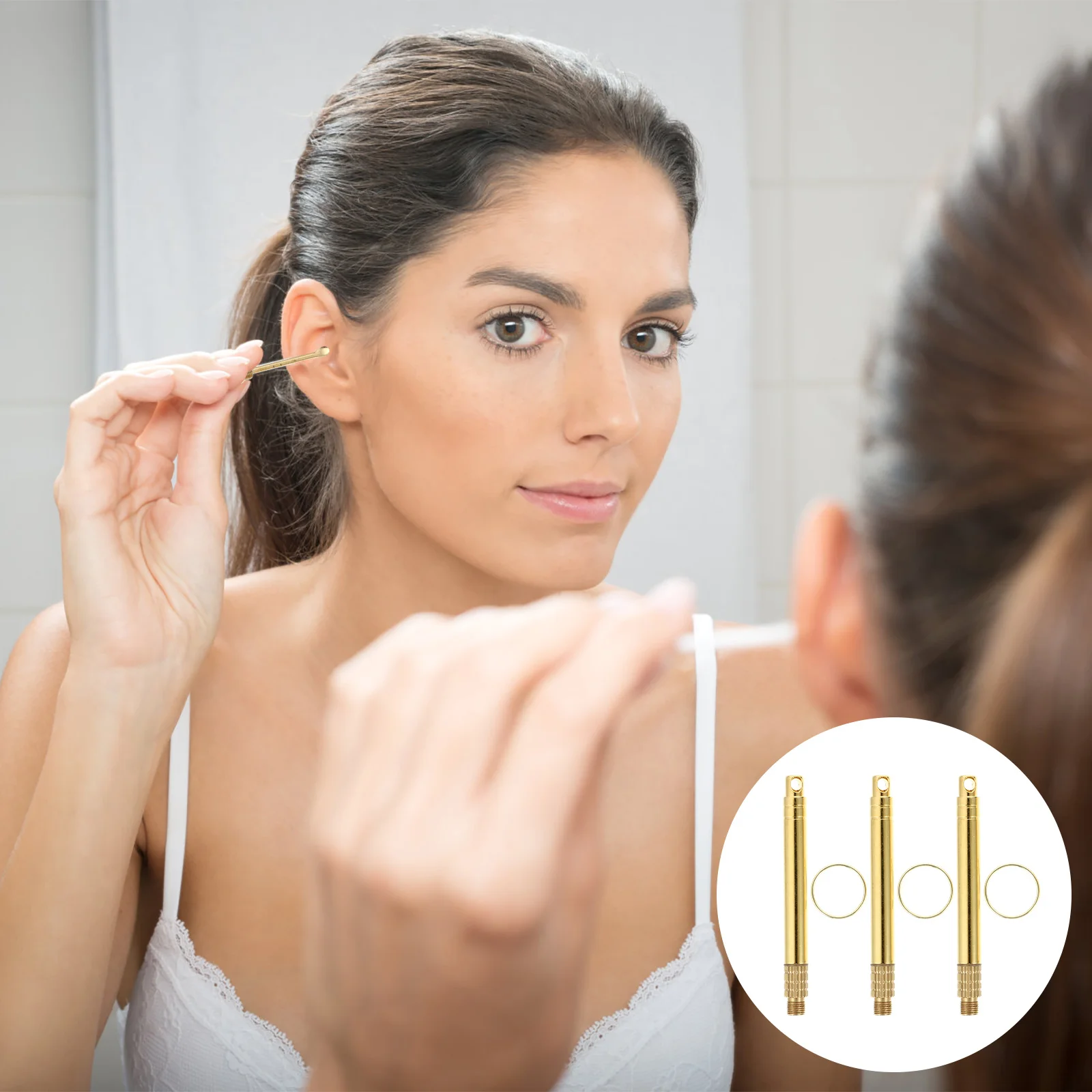 3 шт. держатель для зубочисток портативные инструменты чистки ушей набор