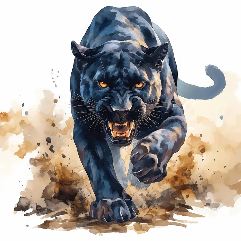 

Наклейки с черной пантерой ПВХ