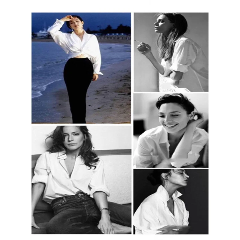 Весенний новый нишевый дизайн свободный крой элегантный универсальный топ с