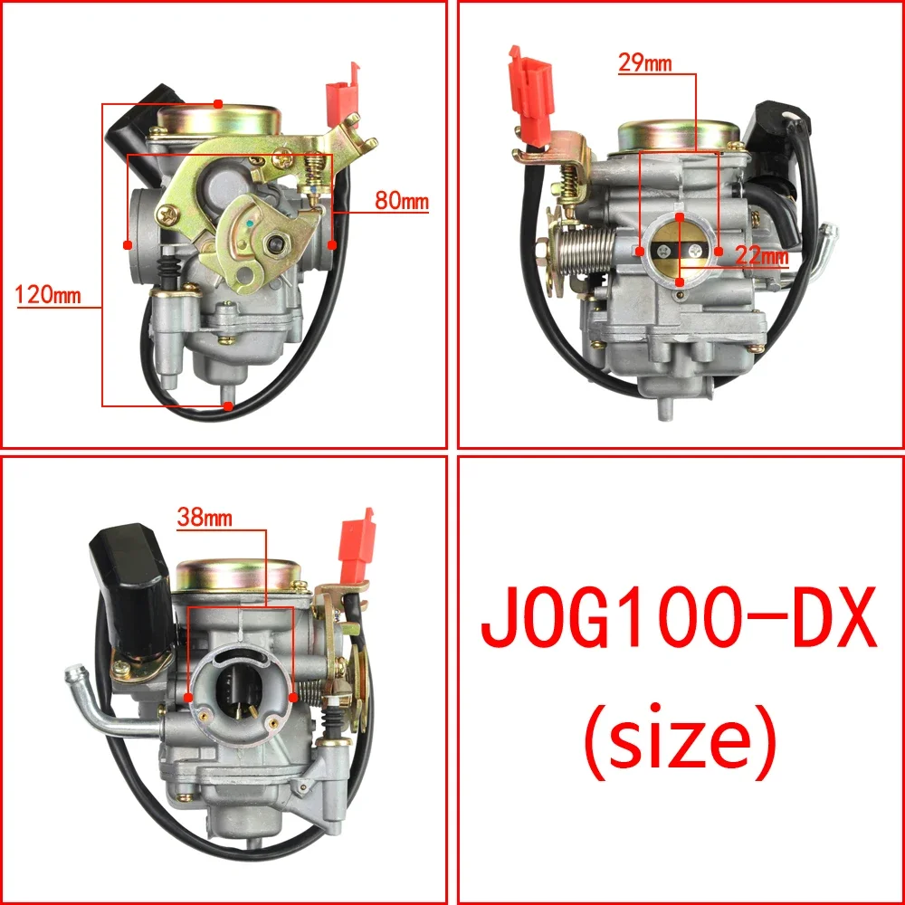Фото Для Yamaha PD22J JOG100 ZY100 RS100 RSZ100 100cc скутер Байк мотоцикл карбюратор карбюратор №2
