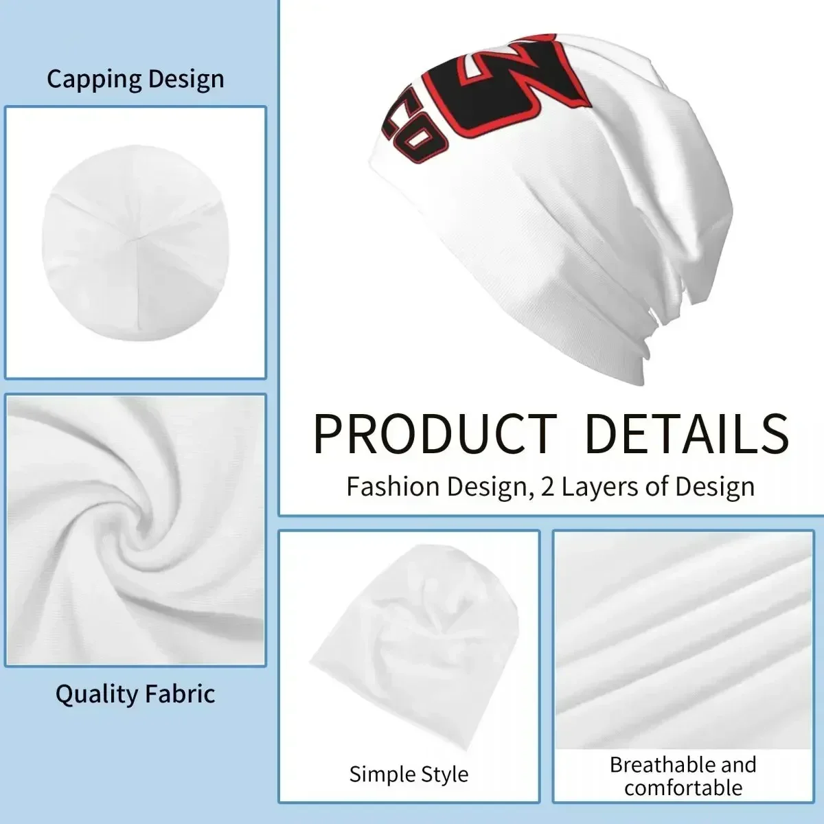 Pecco Bagnaia 63 2022 теплая вязаная шапка в стиле хип-хоп осенне-зимняя уличная шапки для