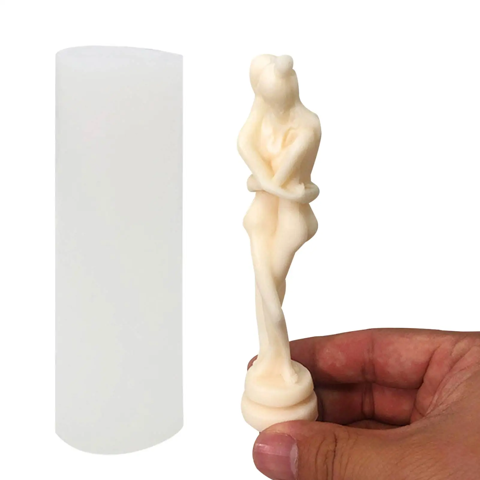 

Силиконовая форма «сделай сам» для обнимательных свечей, ароматический пластырь, форма для скульптур для женщин и мужчин на день рождения, ...