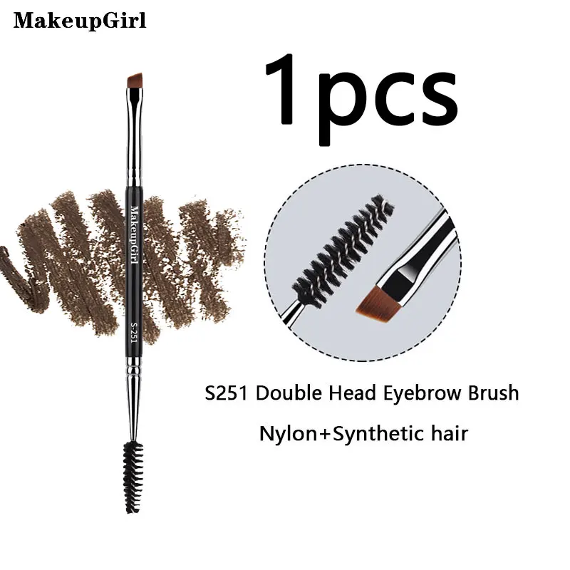 

MakeupGirl Sickle Eyeliner Brush Tools Set Professional Makeup Brushes Thin Fine Angle Flat Eyebrow Precise Detail Brush Make Up