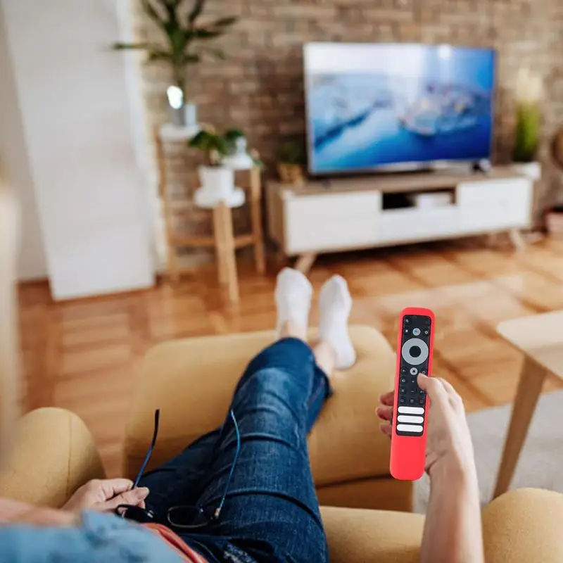 Силиконовый чехол для TCL RC902V FMR1 мягкий с голосовым пультом дистанционного