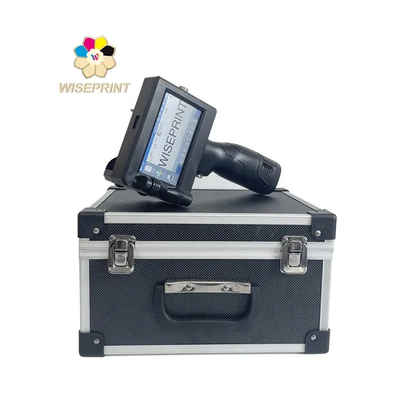 Фото Термопринтер Wiseprint Thermal TIJ 2.5 Mini для промышленной маркировки картонных коробок, портативный струйный принтер HP-WP127 для печати переменных данных №1
