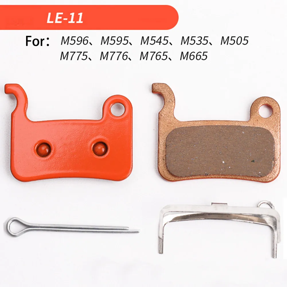 

1pair MTB Bike Disc Brake Pad Bicycle Hydraulic Disc Semi-metal Resin Brake Pads For M446/M355/M375/M395 Cycling Accessories