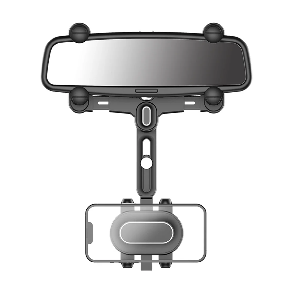 Универсальный автомобильный держатель для телефона на зеркало заднего вида с