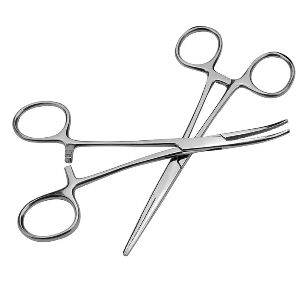 

Hand Tool 12.5 14 16cm Hemostatic Forceps Pet Hair Clamp Fishing Locking Pliers Epilation Tools Curved/Straight Tip Cutter Tool