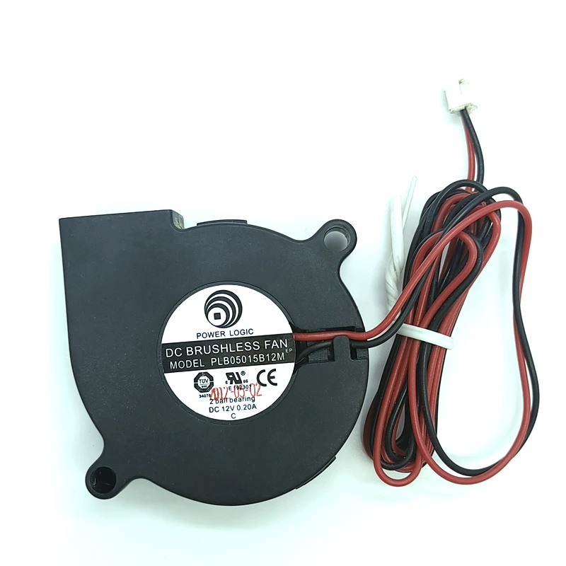 PLB05015B12M  5015 50mm 5cm Turbine Blower Fan Humidifier for Sweeper Lighting DC 12V Dual Ball Bearing Brushless