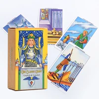 hot selling tarot board game card full english hd animation portable playing board divination game card the classic tarot