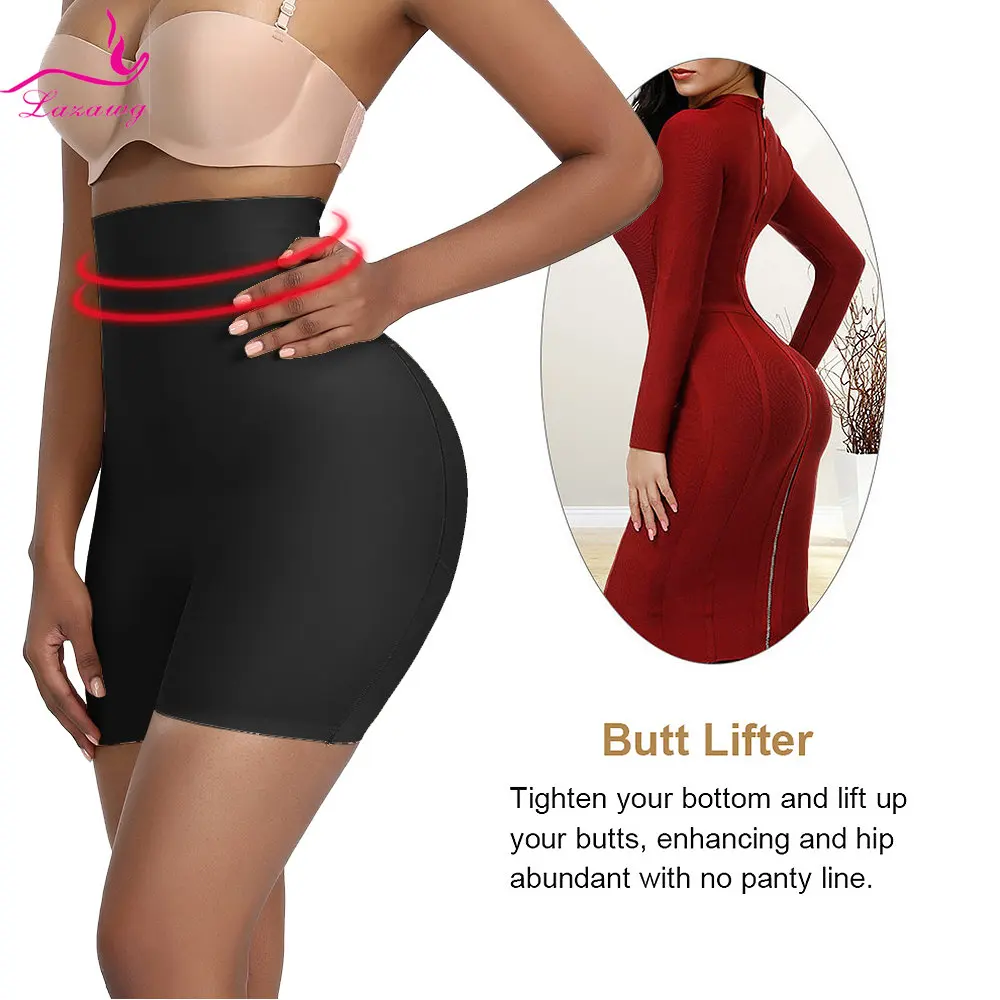 LAZAWG Butt Lifter Shapewear for Women Waist Trainer Booty Lifter Panties Waist Cincher Fajas Hip Enhancer Shorts Body Shaper