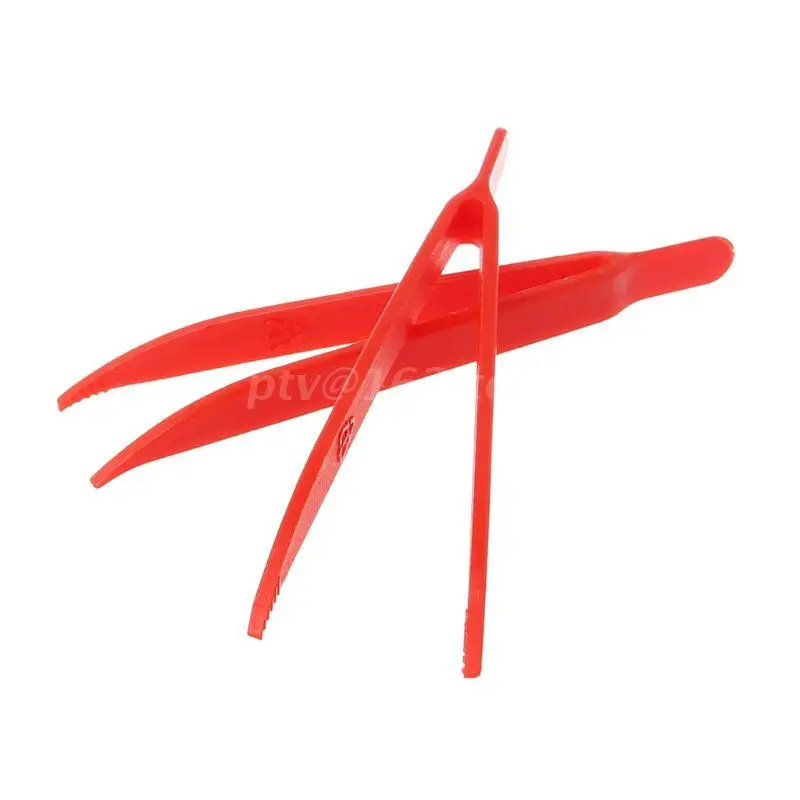 

10pcs Plastic Anti-static Tweezer Tweezers Heat Resistant Maintenance Repair Tool
