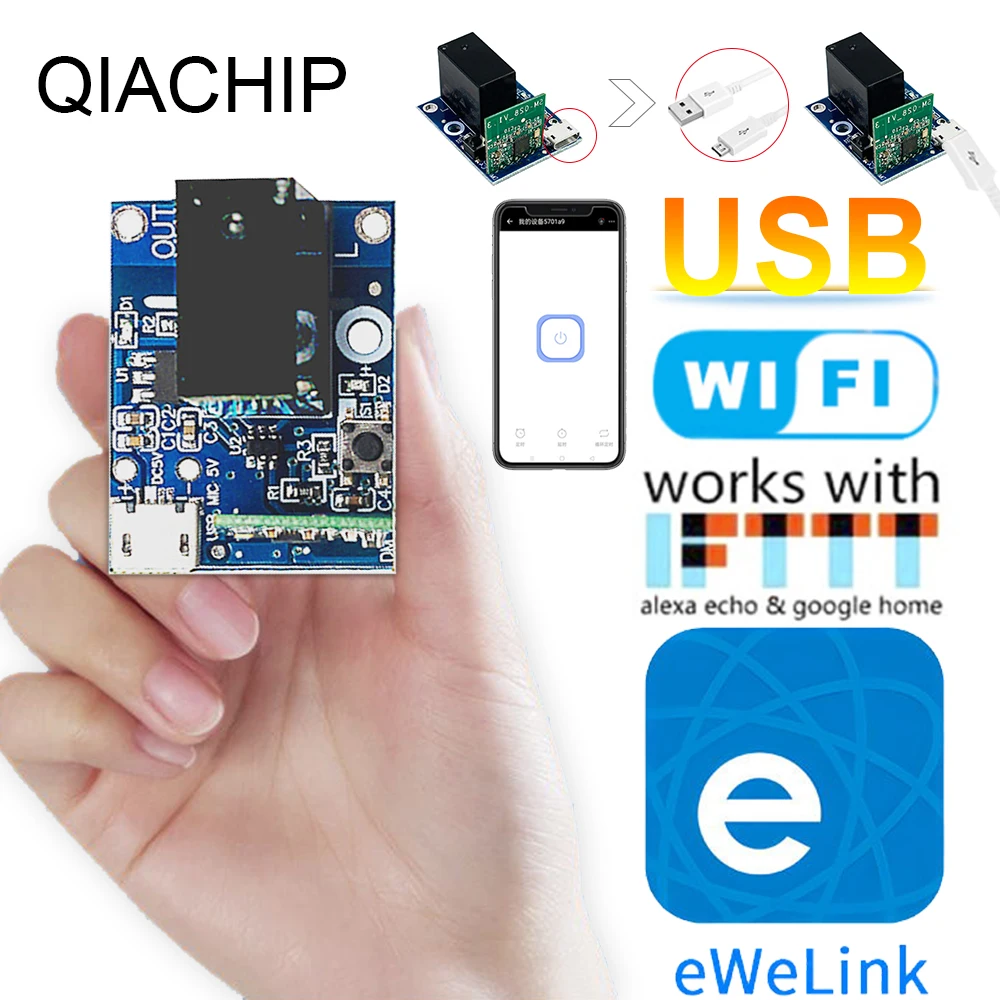 

Wifi Smart Switch DC 5V Inching/самоблокирующийся eWelink беспроводной релейный модуль умный дом автоматизация для освещения кухонных приборов