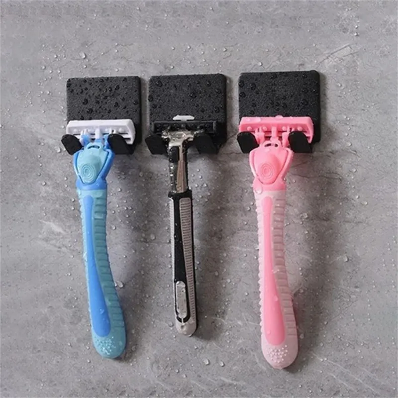 Бытовой крючок для бритвы прочный клей стойка без следов вилки питания сверления