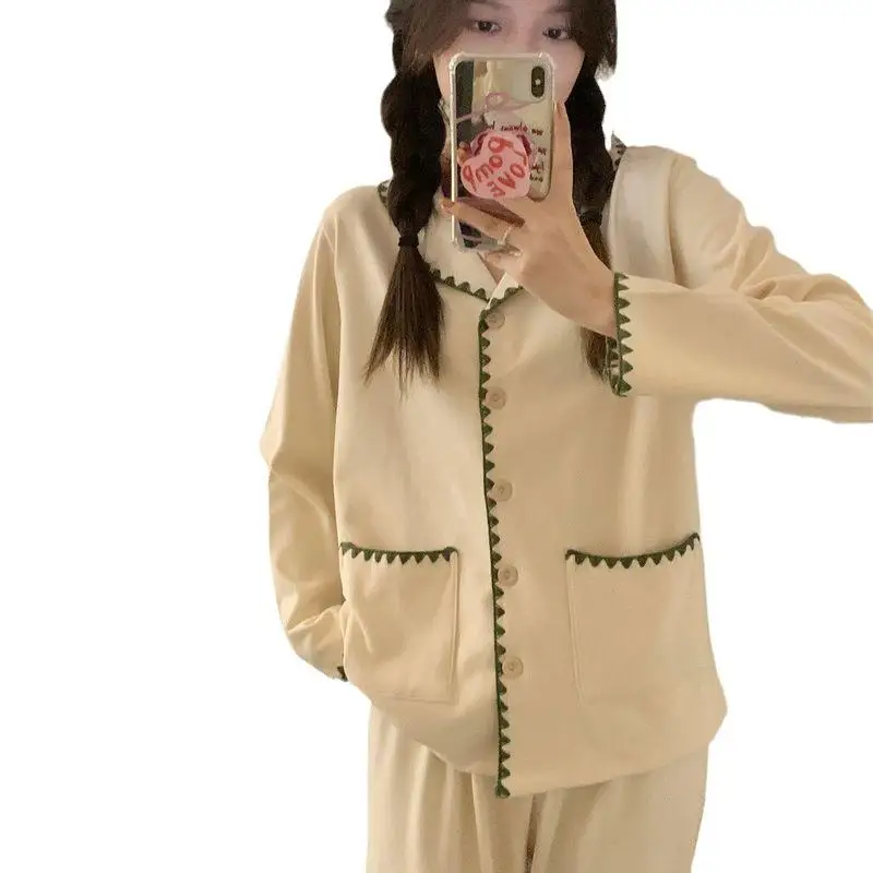 Queen MKER осенне-зимние новые мягкие бархатные пижамы женские удобные кардиганы с