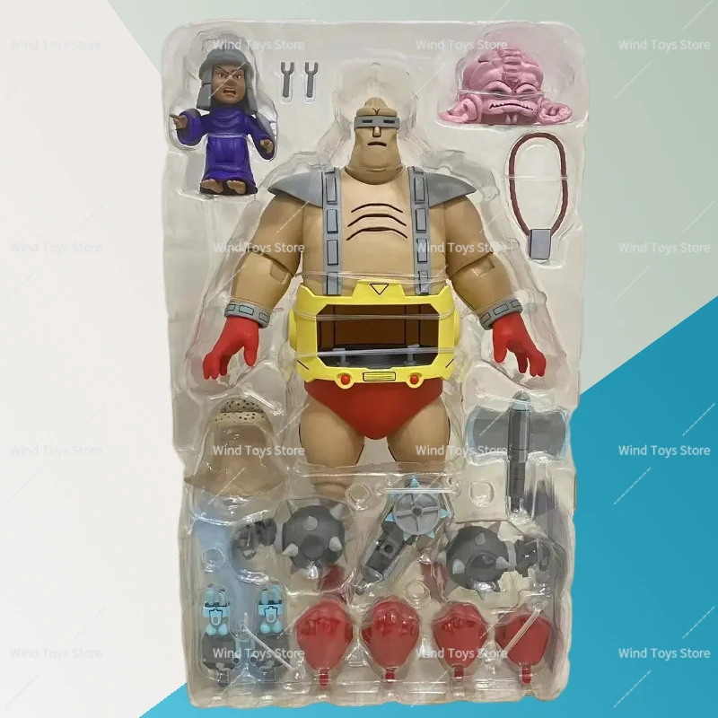 Фото Оригинальная 7-дюймовая экшн-фигурка Wrath of Krang 54157, черепашки-ниндзя, робот, анимированная версия, игрушки Tmnt, подарки №1
