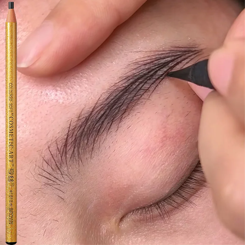 

Waterproof Eyebrow Pencill Natural Long Lasting Sweatproof Black Brown Easy To Color Professional Eyebrow Makeup Tattoo Tint Pen