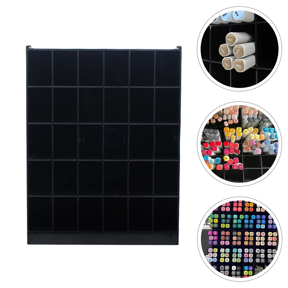 

Storage Organizer Holder Pen Marker Rack Desk Craft Mark Desktop Organizers Stand Painting Pens Eyebrow Acrylic Display