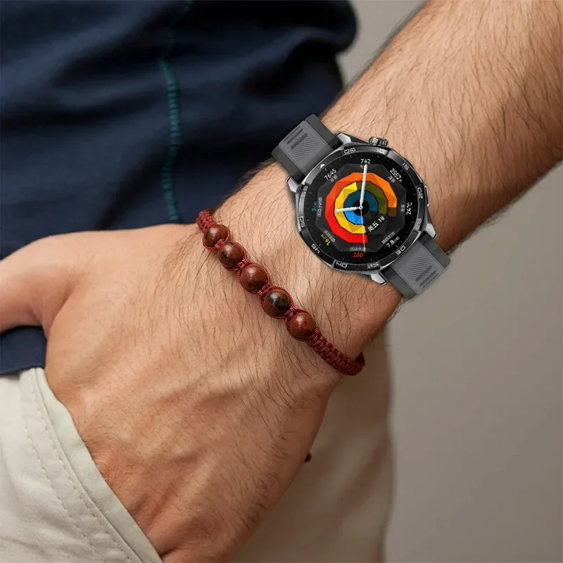 Силиконовый ремешок 182022 мм для Huawei Watch GT54 41 мм Pro 42 мм, двухцветный браслет для Huawei GT654 46 ммUltimate 2, аксессуары (art.: 3920dabdabd28) - 3920dabdabd28
