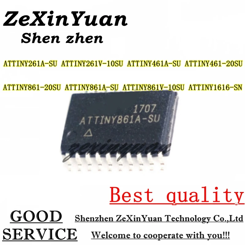 ATTINY261A-SU ATTINY261V-10SU ATTINY461A-SU ATTINY461-20SU  ATTINY861-20SU ATTINY861A-SU ATTINY861V-10SU ATTINY1616-SN SOP-20