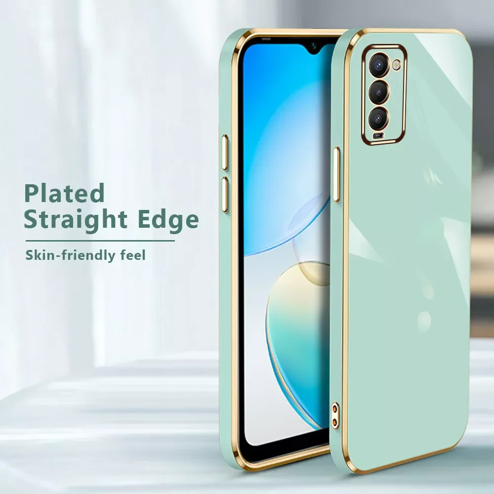 

Tecno Camon 18 6.8inch Electroplated Shockproof Silicone Protection Case For Tecno Camon18 Camon 18P 18T Lens Safety Cover