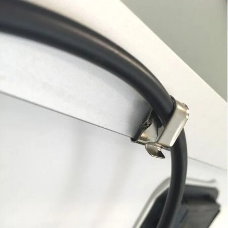 

Горячая Распродажа, зажимы для кабеля 1,5 мм-2,0 мм из материала SUS304, зажим для кабеля солнечной батареи XJ0210, зажим для держателя кабеля