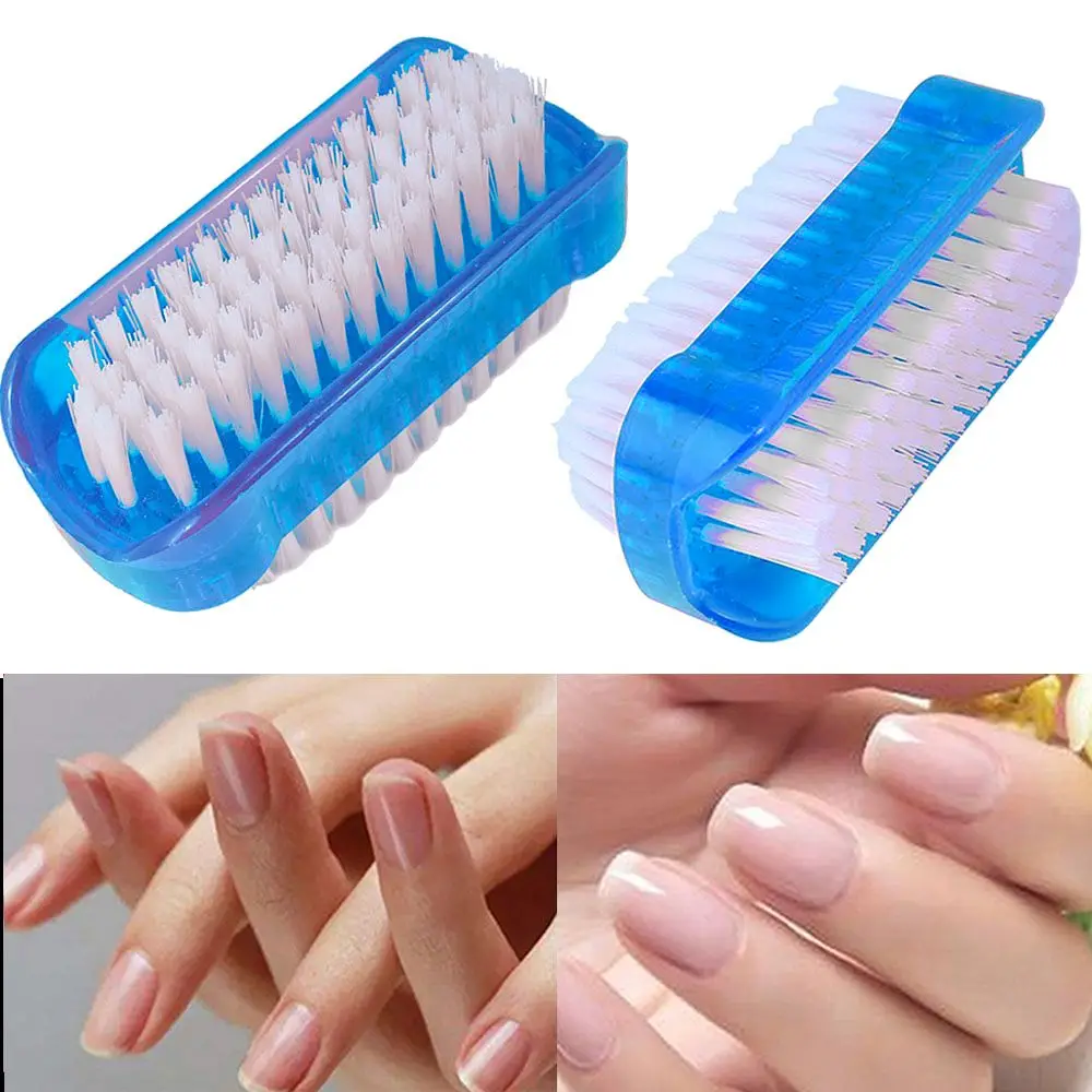 

New Double Sided Durable Practical Dust Cleaning Nail Brush Manicure Tools Nail Cleaning Scrubbing Brushes