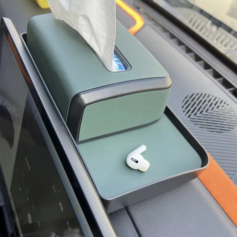 Для Chery iCAR 03 JAECOO J6 2024 автомобильные кожаные коробки для салфеток украшение