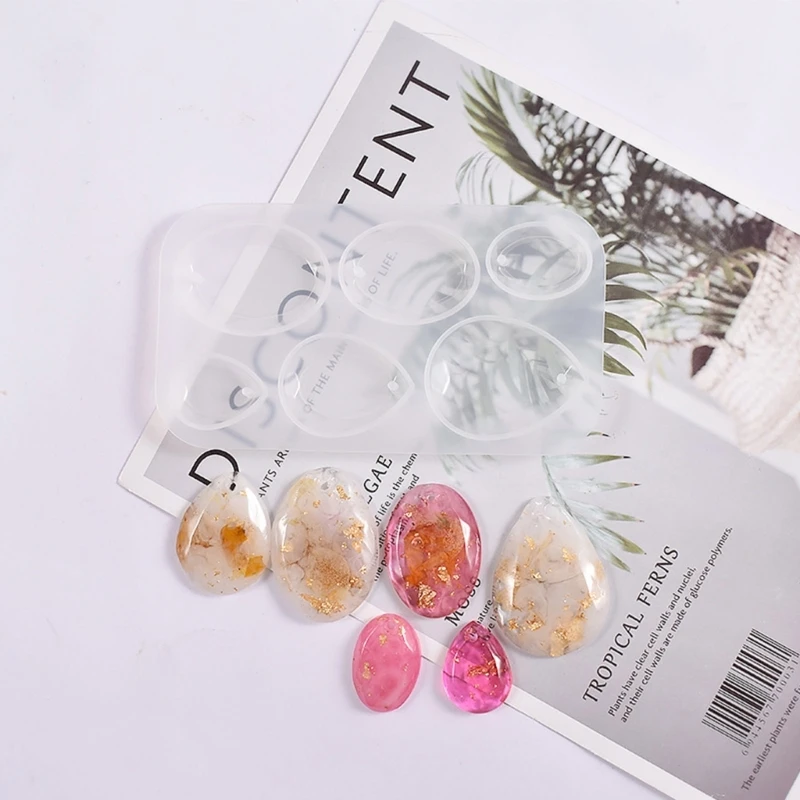 652F DIY формы для литья ювелирных изделий силиконовые подвесок из смолы с