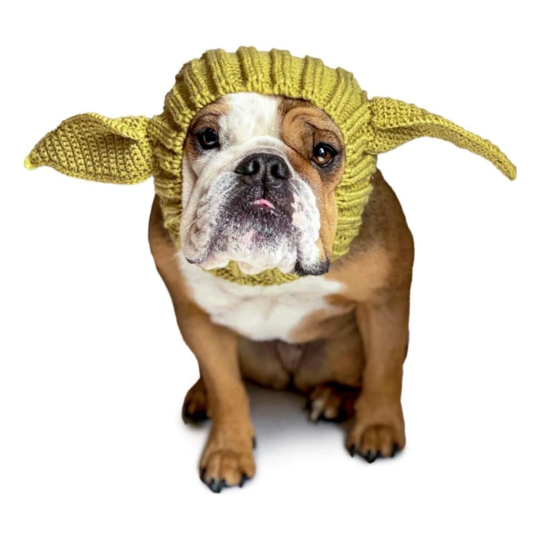 Теплые зимние наряды для собак большого размера с аксессуарами волос из