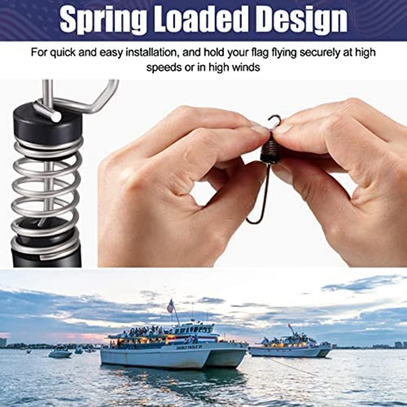 Зажимы для рыболовных флагов зажимы морской лодки из нержавеющей стали адвоката