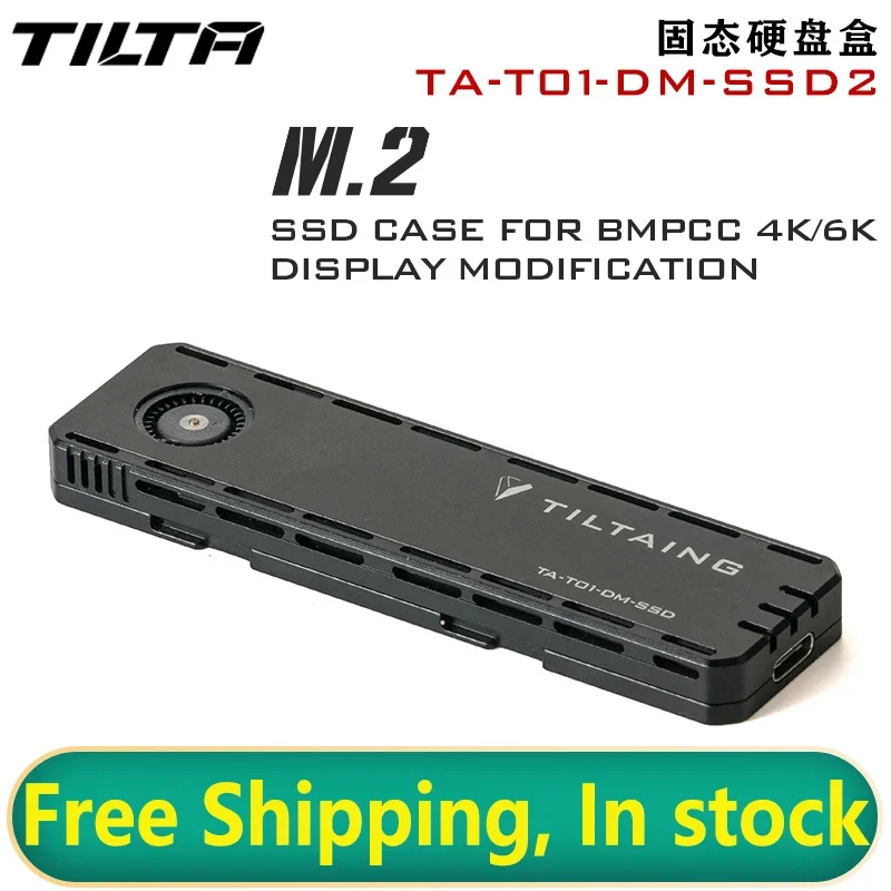 Чехол Tilta NVMe/SATA SSD для BMPCC 4K/6K/6K PRO модификация откидного экрана TA-T01-DM-SSD2