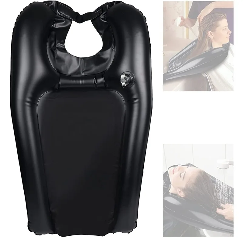 

PVC Inflatable Shampoo Basin Portable Shampoo Pad Quickly Inflate Deflate Hair Washing Basin For Pregnant Women Elderly