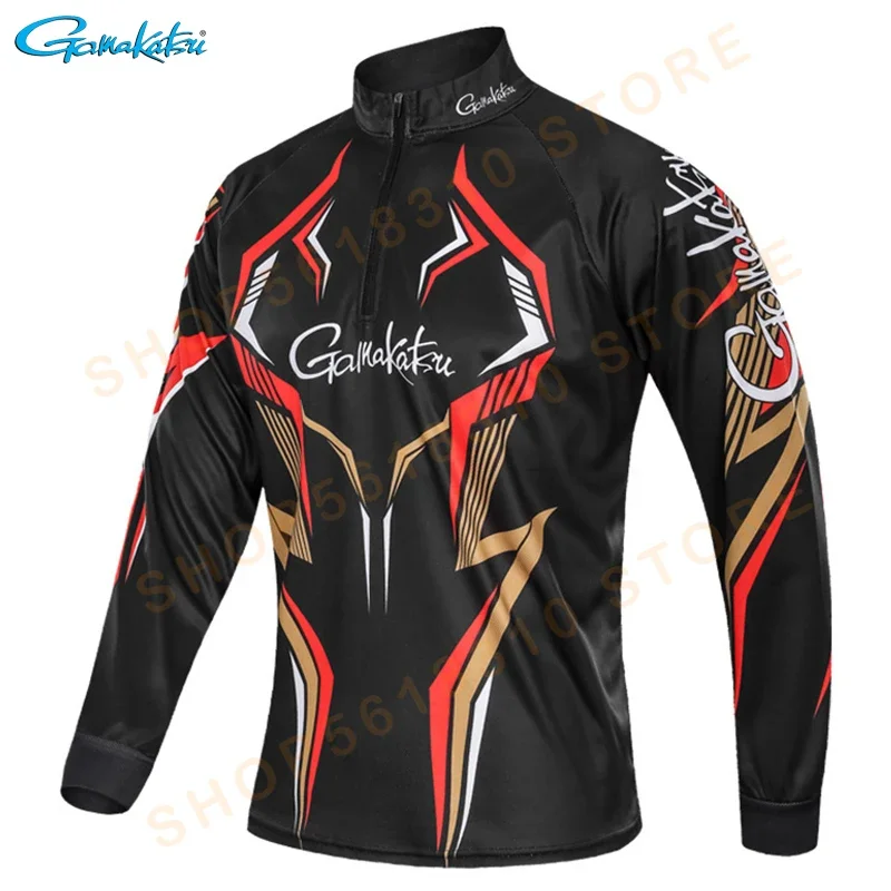 

New Long Sleeve Fishing Clothes Outdoor Sprots Sunscreen Breathable Ultrathin Summer Anti-UV Fishing Shirts