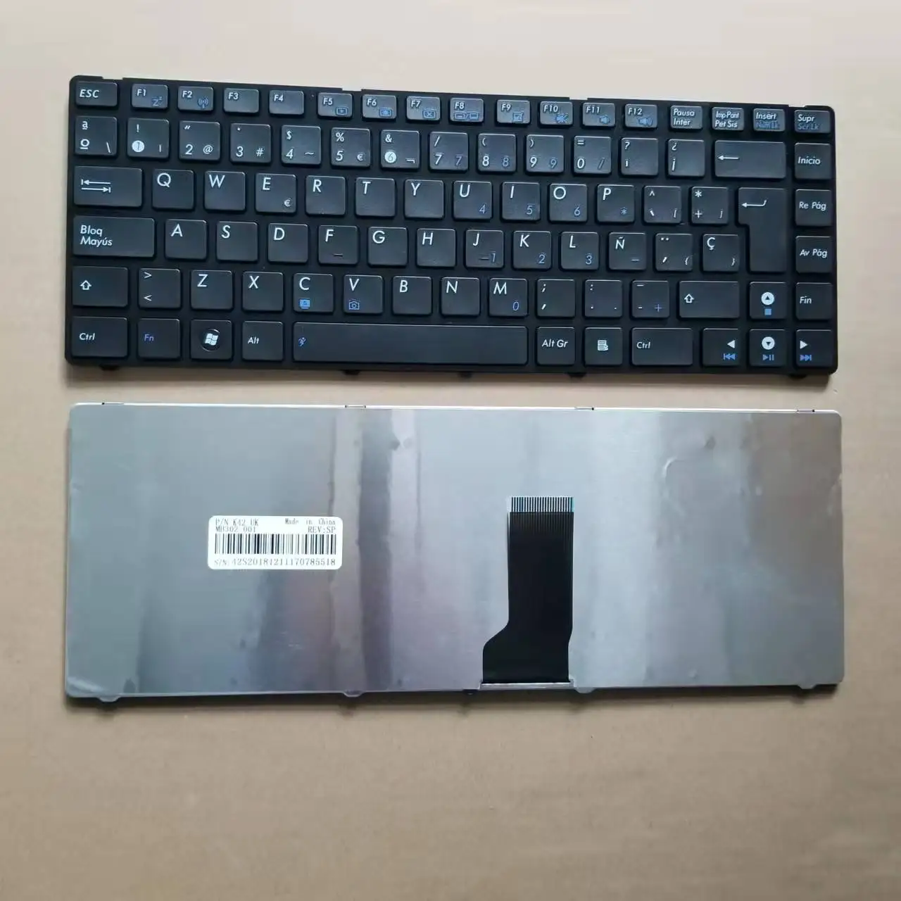 

Новинка для Asus K42 K42jp K42jr K42jv K42jy K42jz K42n UL30 испанская Серия SP Клавиатура для ноутбука с черной рамкой