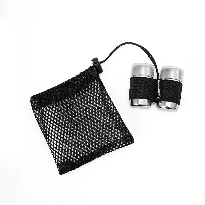 Мини-410 Бутылка для приправ из нержавеющей стали набор 2 предметов портативная