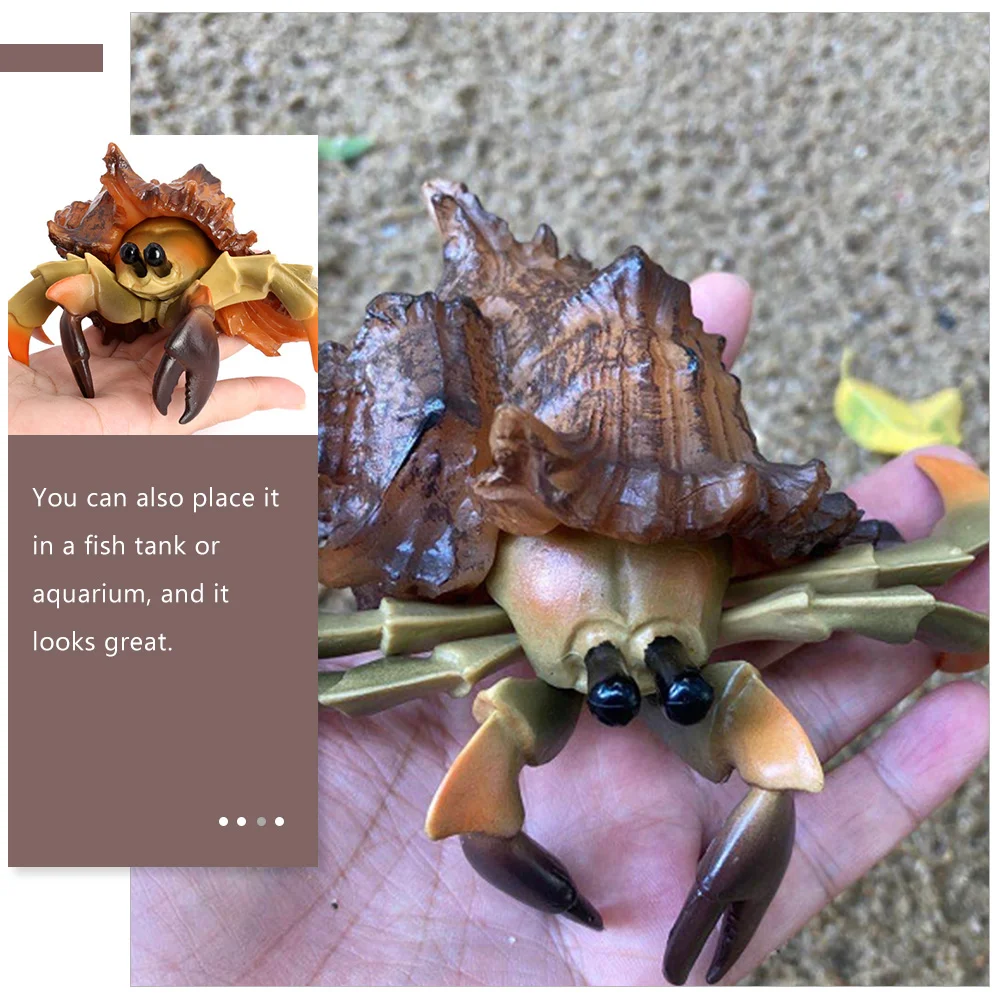 Имитация краба-отшельника детская игрушка модель морского животного