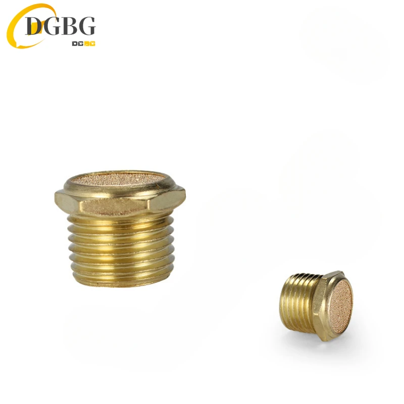 Пневматический латунный глушитель BSL BMSL BESL M5 1/8 дюйма 1/4 3/8 1/2 глушители