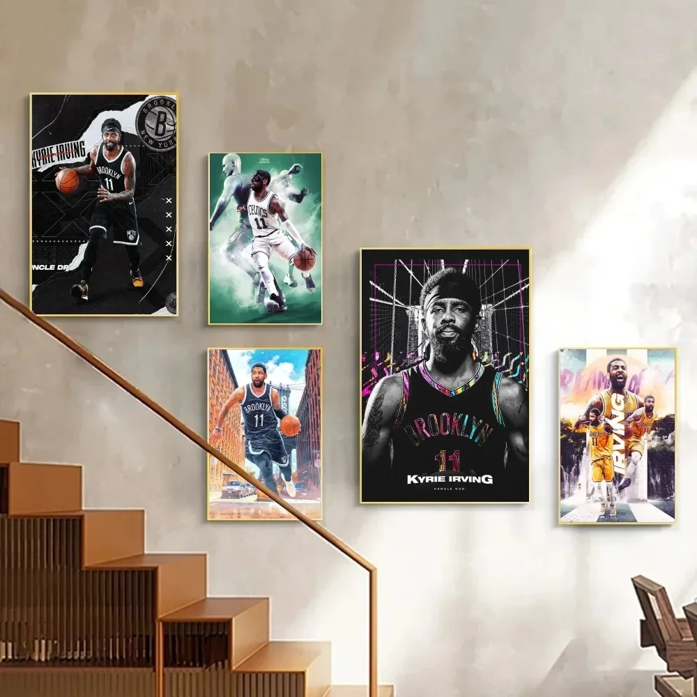 Современный стиль баскетболиста K-Kyrie-I-Irving плакат наклейка для дома гостиная