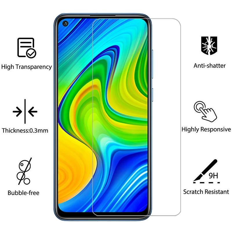 Защита экрана для xiaomi redmi note 9 защитное закаленное стекло на note9 не not9 пленка 9h xiomi