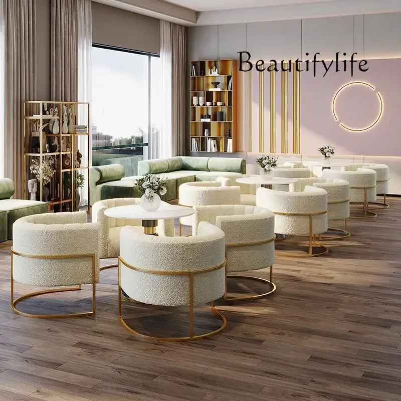 Комбинация стола и стула для салона красоты офисная стойка регистрации