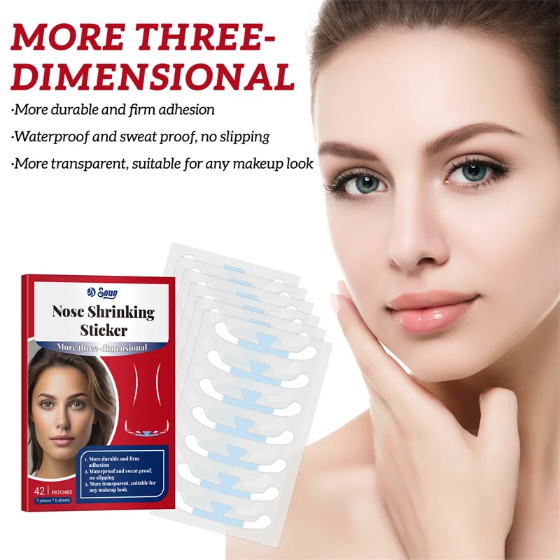 42 шт./кор. специальные термоусадочные наклейки для косплея с крыльями носа